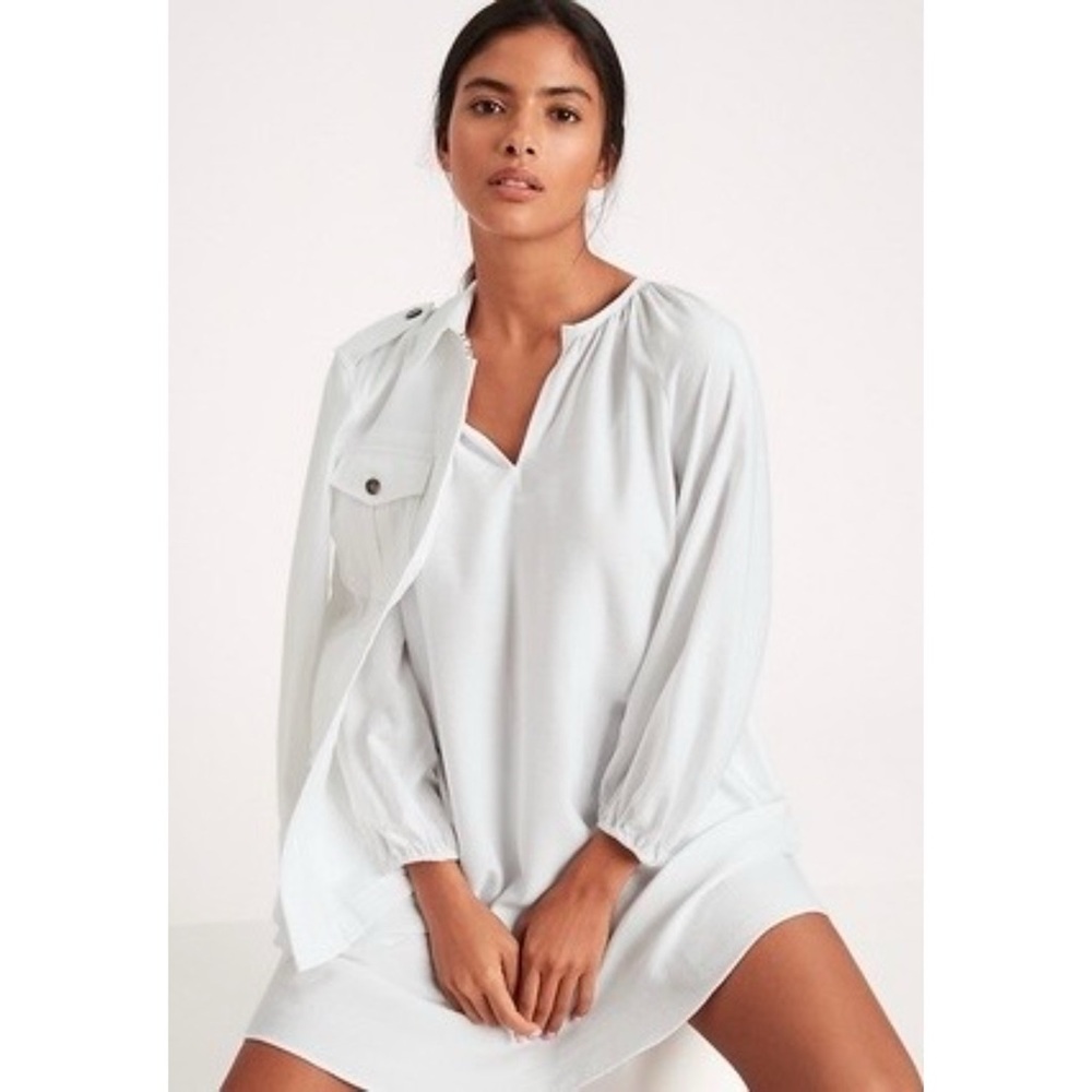 Banana Republic Simplistic Eco-Friendly 100% Ramie Dress - Size Small